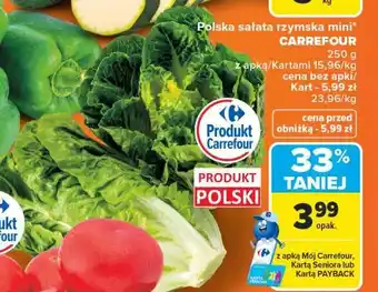 Carrefour Polska sałata rzymska mini CARREFOUR oferta