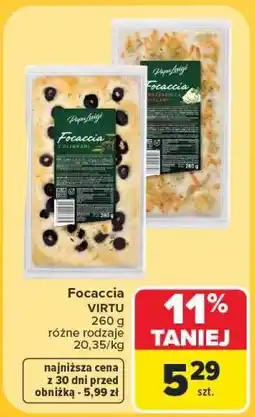 Carrefour Focaccia Virtu oferta