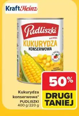 Carrefour Kukurydza konserwowa PUDLISZKI oferta