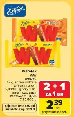 Carrefour Wafelek WW WEDEL oferta