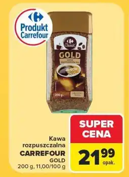 Carrefour Kawa rozpuszczalna Carrefour Gold oferta