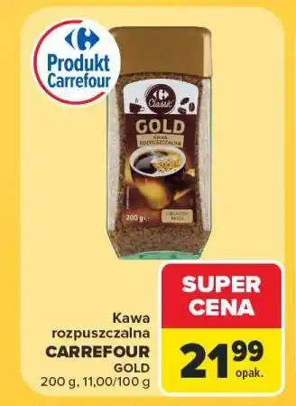 Carrefour Kawa rozpuszczalna Carrefour Gold oferta