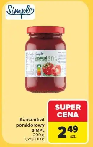 Carrefour Koncentrat pomidorowy Simpl oferta