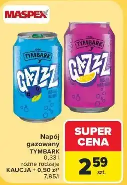 Carrefour Napój gazowany TYMBARK Gazz oferta