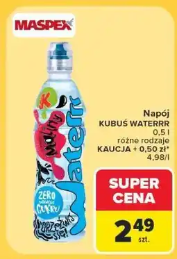 Carrefour Napój Kubuś Waterrr oferta