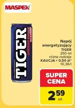 Carrefour Napój energetyzujący Tiger oferta