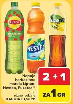 Carrefour Napoje herbaciane Lipton, Nestea, Fuzetea oferta