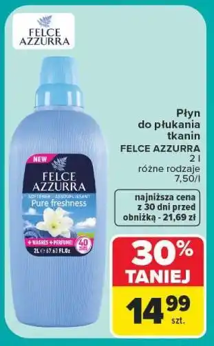 Carrefour Płyn do płukania tkanin Felce Azzurra oferta
