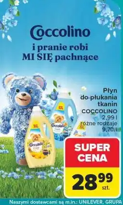 Carrefour Płyn do płukania tkanin Coccolino oferta