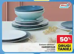Carrefour Zastawa stołowa CARREFOUR linia UNSA oferta