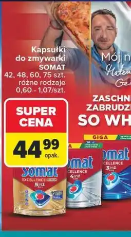 Carrefour Kapsułki do zmywarki SOMAT oferta