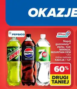 Carrefour Napój gazowany PEPSI, 7UP, MIRINDA, MOUNTAIN DEW oferta