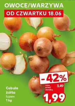 Kaufland Cebula żółta luzem oferta