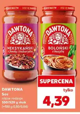 Kaufland Dawtona Sos różne rodzaje oferta