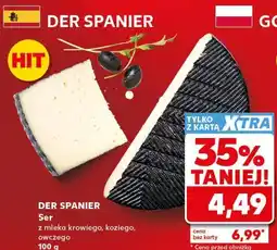 Kaufland Der Spanier Ser z mleka krowiego, koziego, owczego oferta