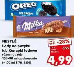 Kaufland Nestlé Lody na patyku lub Kanapki lodowe oferta
