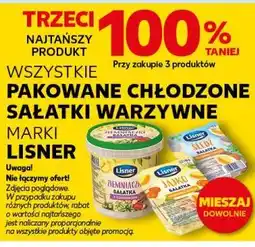 Kaufland Wszystkie pakowane chłodzone sałatki warzywne Lisner oferta