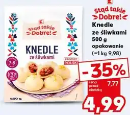 Kaufland Stąd takie Dobre! Knedle ze śliwkami oferta
