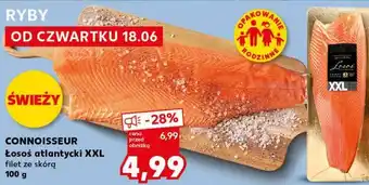 Kaufland CONNOISSEUR Łosoś atlantycki XXL filet ze skórą oferta