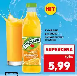 Kaufland Tymbark Sok 100% pomarańczowy oferta