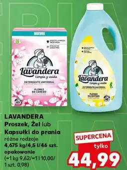 Kaufland Lavandera Proszek, Żel lub Kapsułki do prania oferta