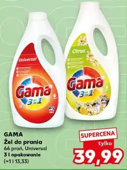 Kaufland Gama Żel do prania oferta