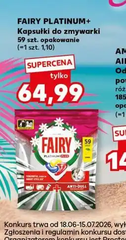 Kaufland FAIRY PLATINUM+ Kapsułki do zmywarki oferta