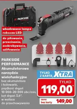 Kaufland PARKSIDE PERFORMANCE Akumulatorowe narzędzie wielofunkcyjne oferta