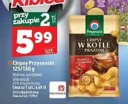 Topaz Chipsy Przysnacki W Kotle Prażone Papryka Czerwona oferta