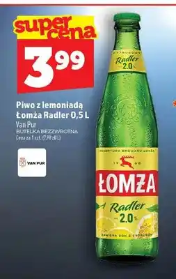 Topaz Piwo z lemoniadą Łomża Radler oferta