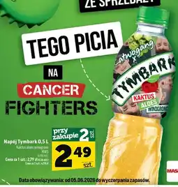 Topaz Napój Tymbark Kaktus aloes winogrono oferta