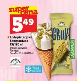 Topaz Lody pistacjowe na patyku Gruvi Sammontana oferta