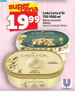 Topaz Lody Velvety Vanilla Carte d'Or oferta