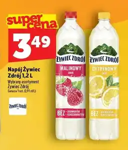 Topaz Napój niegazowany o smaku malinowym Żywiec Zdrój oferta