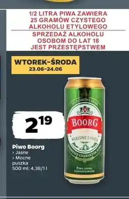 Netto Piwo Boorg Jasne oferta