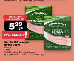 Netto Szynka 100% mięsa Soczysta Dolina Dobra oferta