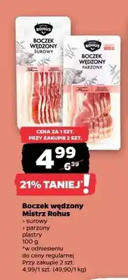 Netto Boczek wędzony surowy Mistrz Rohus oferta