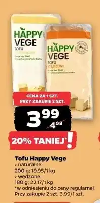 Netto Tofu naturalne Happy Vege oferta