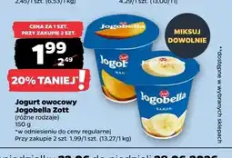 Netto Jogurt owocowy Jogobella Zott mango oferta
