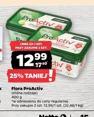 Netto Margaryna Flora ProActiv oferta