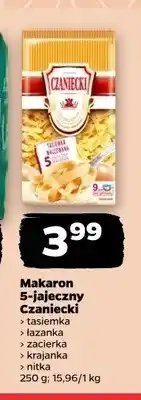Netto Makaron 5-jajeczny łazanka Czaniecki oferta
