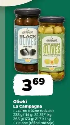 Netto Oliwki czarne La Campagna oferta