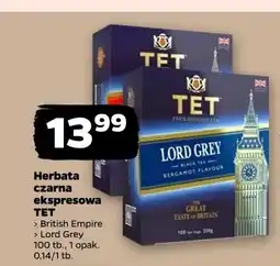 Netto Herbata czarna ekspresowa TET British Empire oferta