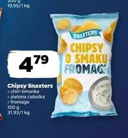 Netto Chipsy o smaku chili-limonka Snaxters oferta