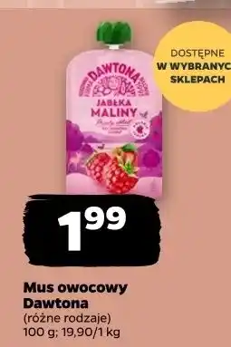 Netto Mus owocowy Dawtona Jabłko Malina oferta
