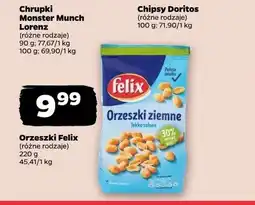 Netto Orzeszki ziemne lekko solone Felix oferta