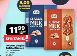 Netto Lody na patyku Gelato Classico Classic Milk Chocolate oferta