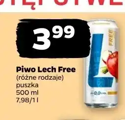 Netto Piwo bezalkoholowe Lech Free oferta