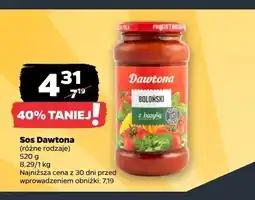 Netto Sos Boloński z bazylią Dawtona oferta