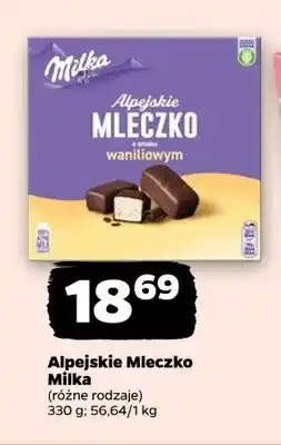 Netto Alpejskie Mleczko Milka waniliowe oferta